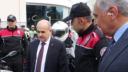 Son dakika haberleri | Samsun polisine 5 yeni motosiklet takviyesi