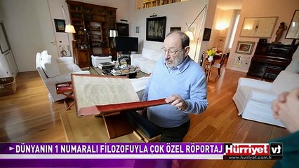 DÜNYANIN 1 NUMARALI FİLOZOFU UMBERTO ECO İLE ÇOK ÖZEL RÖPORTAJ
