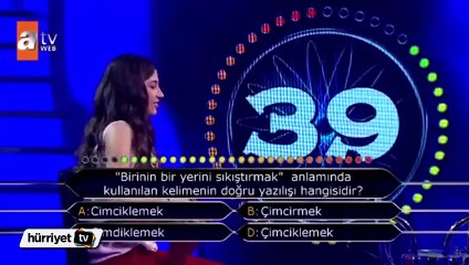 Verdiği cevaba kendisi de şaşırdı
