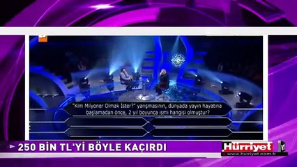 250 BİN TL'Yİ BÖYLE KAÇIRDI