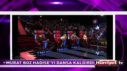 MURAT BOZ HADİSE'NİN GÖNLÜNÜ BÖYLE ALDI