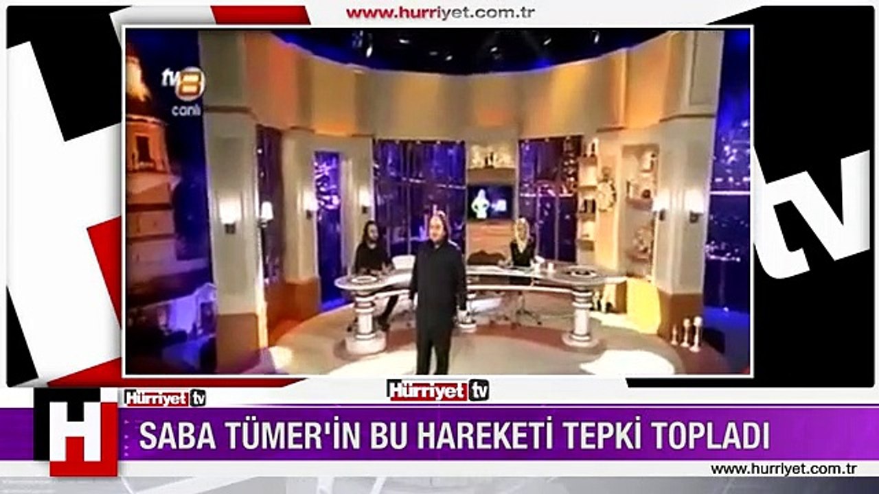 SABA TÜMER KONUĞUNUN ŞARKISINI YARIDA KESTİ