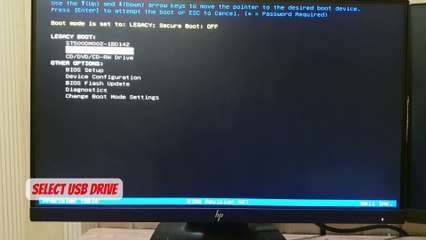 Run Windows Setup from USB Drive
