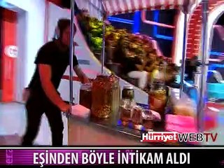 EŞİNDEN İNTİKAM ALDI