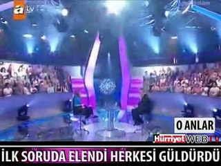 İLK SORUDA ELENEN YARIŞMACININ BİLEMEDİĞİ SORU