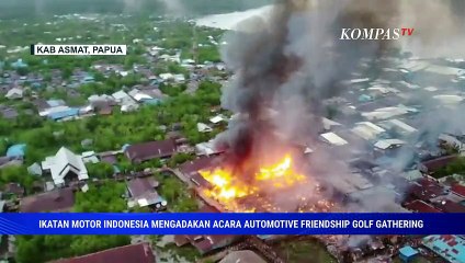 Diduga Akibat Kompok Meledak, Ratusan Rumah & Tempat Usaha Pasar Dolog Papua Hangus Terbakar!