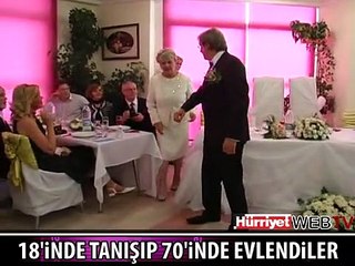18'İNDE TANIŞIP 70'İNDE EVLENDİLER