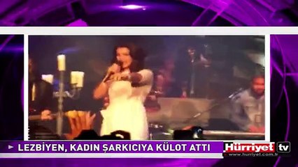 ÜNLÜ ŞARKICIYA KONSERDE ŞOK!