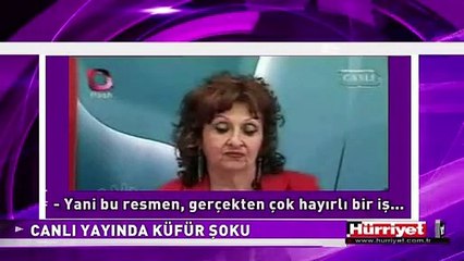 EVLİLİK PROGRAMINDA KÜFÜR ŞOKU