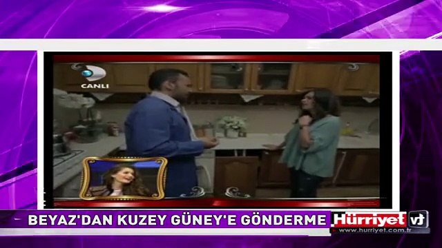 BEYAZ'DAN KUZEY GÜNEY'E MÜTHİŞ MİZAHİ GÖNDERME