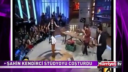 ŞAHİN KENDİRCİ STÜDYOYU BÖYLE COŞTURDU