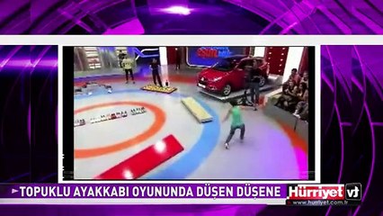 TOPUKLU AYAKKABI OYUNUNDA DÜŞEN DÜŞENE