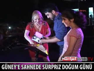 YUSUF GÜNEY'E SAHNEDE BÜYÜK SÜRPRİZ
