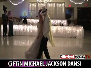 GELİN VE DAMATTAN MICHAEL JACKSON DANSI