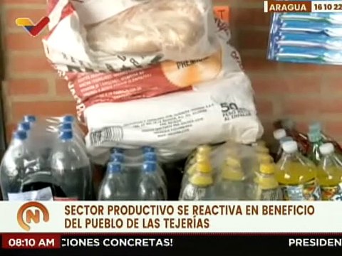 Aragua | Se restablecen los servicios públicos y el sector productivo en Las Tejerías