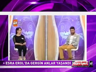 ESRA EROL'DA GERGİN ANLAR