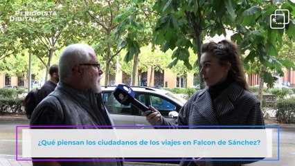 La calle opina: Sánchez “tira el dinero” cada vez que usa el Falcon