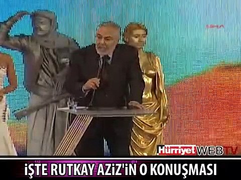 RUTKAY AZİZ'İN KONUŞMASI GECEYE DAMGASINI VURDU