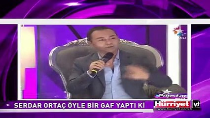 SERDAR ORTAÇ'IN CANLI YAYINDA BÜYÜK HATASI