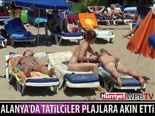 ALANYA SICAKTAN KAVRULUYOR