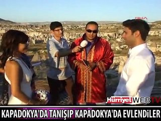 TANIŞTIKLARI YERDE BÖYLE EVLENDİLER