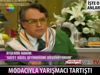 JÜRİ İLE YARIŞMACI BÖYLE TARTIŞTI
