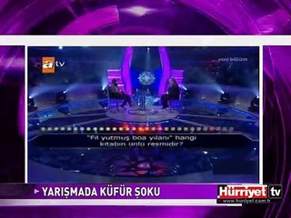 YARIŞMADA KÜFÜR ŞOKU