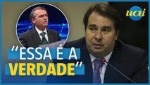Maia chama Bolsonaro de 'pai do orçamento secreto'