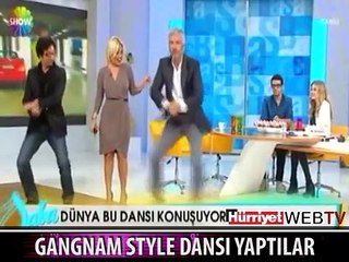 ÜÇÜ BİRLİKTE GANGNAM STYLE DANSI YAPTILAR
