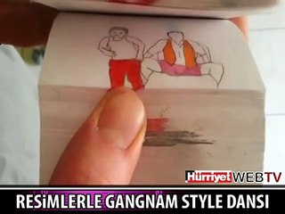 GANGNAM STYLE ŞARKISINA ANİMASYONLU KLİP