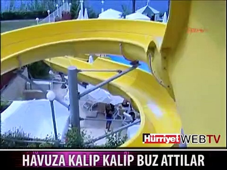 HAVUZDA BUZLU SERİNLİK