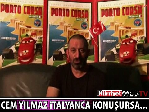 CEM YILMAZ İTALYANCA KONUŞTU, ORTALIK KARIŞTI