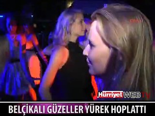 ALANYA'DA GÜZELLER ÇILGINCA EĞLENDİ