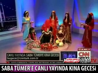 CANLI YAYINDA SABA TÜMER'E KINA YAKILDI