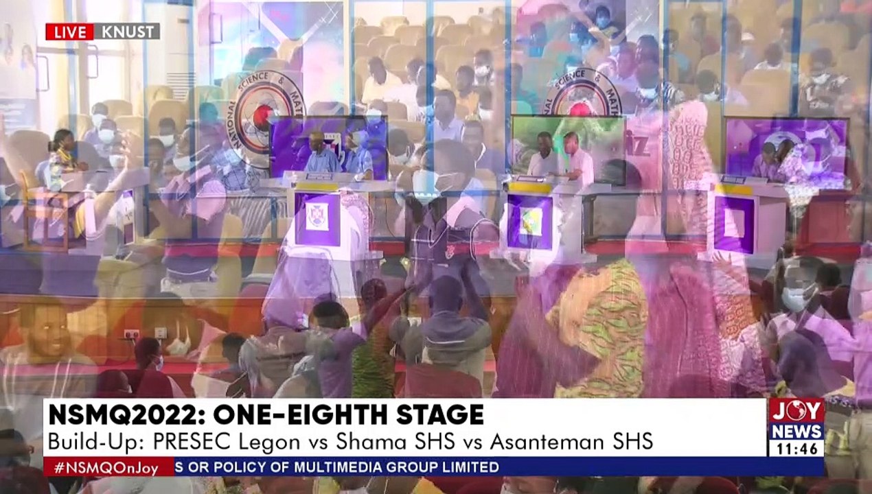 NSMQ2022: Build-Up; Legon vs Shama SHS vs Asanteman SHS - News Desk on JoyNews