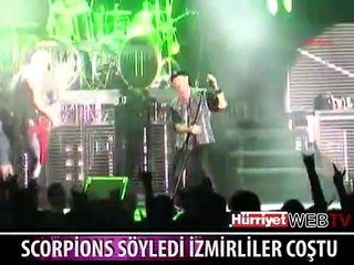 SCORPİONS SÖYLEDİ İZMİRLİLER COŞTU