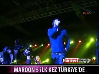 MAROON 5 İLK KEZ TÜRKİYE'DE KONSER VERDİ
