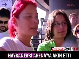 MADONNA HAYRANLARI ARENA'YA AKIN ETTİ