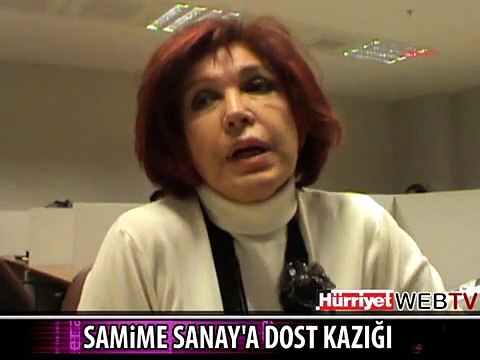 TSM SANATÇISI SAMİME SANAY'A DOST KAZIĞI
