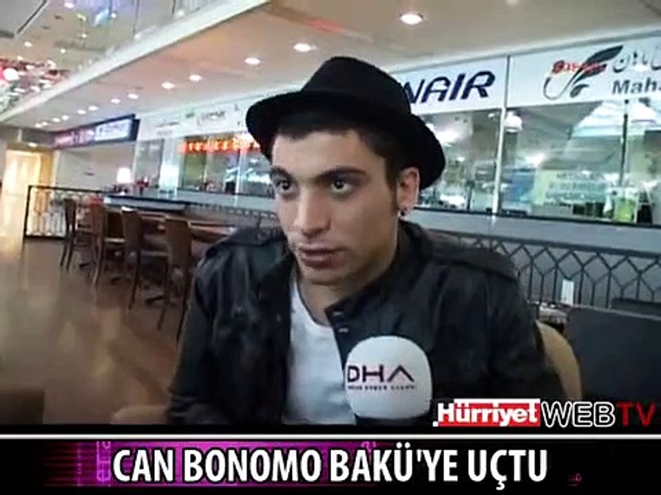 CAN BONOMO EUROVISION İÇİN BAKÜ'YE GİTTİ