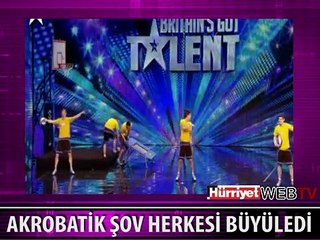 AKROBATİK ŞOV JURİYİ BİLE ŞAŞIRTTI