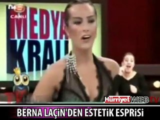 BERNA LAÇİN ÖYLE BİR ESPRİ YAPTI Kİ