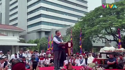 Salam perpisahan Anies di Balaikota Kepada Warga Jakarta