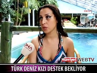 TÜRK DENİZ KIZI DESTEK BEKLİYOR