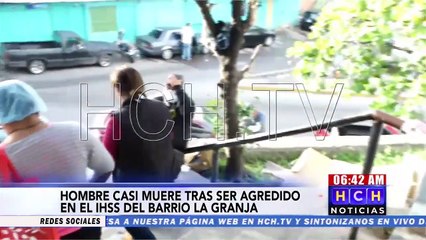 A pedradas dejan moribunda una persona en acera del IHSS La Granja