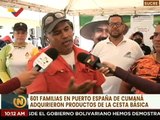 601 familias son beneficiadas con Feria del Campo Soberano en el barrio Puerto España del edo. Sucre