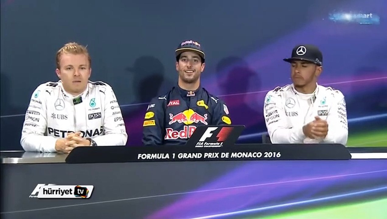 Monaco GP sıralama turları sonrası basın toplantısı