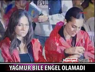 YAĞMUR BİLE ENGEL OLAMADI