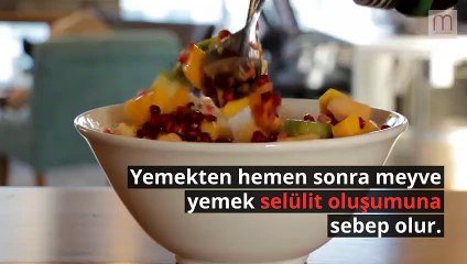 Yemek Yedikten Sonra Yapılan Yanlışlar