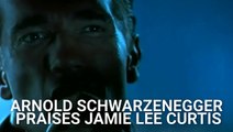 Arnold Schwarzenegger And Jamie Lee Curtis Reunited At Her Hand And Footprint Ceremony And, Of Course, He Spoke Of Her Kicking ‘Some Serious Ass’